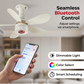 🎁2026 Nieuw binnen 50% KORTING💥3-in-1 plafondventilator met verlichting en Bluetooth-luidspreker