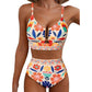 Bikiniset met hoge taille en U-vormige band voor dames