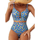 Bikiniset met hoge taille en U-vormige band voor dames