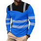 Herenshirt met print, ronde hals en lange mouwen