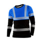 Herenshirt met print, ronde hals en lange mouwen