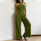 📢📢40% KORTING !! ⏰Elegante jumpsuit met gekruiste halternek