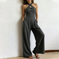 📢📢40% KORTING !! ⏰Elegante jumpsuit met gekruiste halternek
