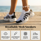 Gebreide sneakers voor dames, ademende casual wandelschoenen