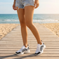 Gebreide sneakers voor dames, ademende casual wandelschoenen