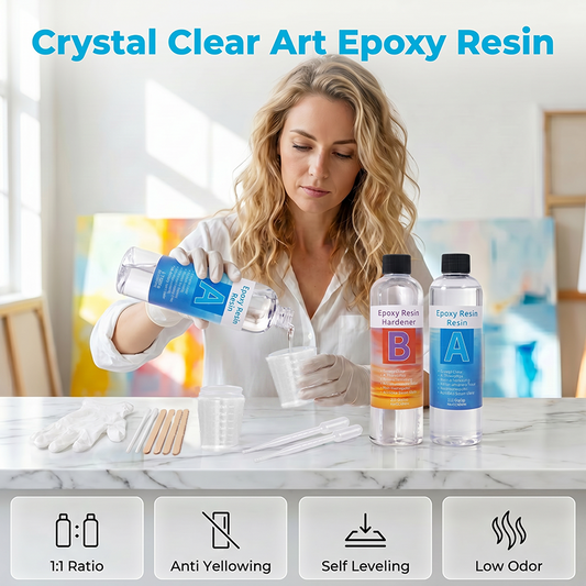 Kristalheldere epoxyharsset