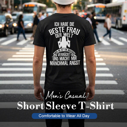 Heren casual T-shirt met korte mouwen
