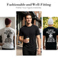 Heren casual T-shirt met korte mouwen