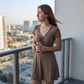 🌸 NU 50% KORTING! 🌸 Bodycon-minijurk met V-hals voor dames