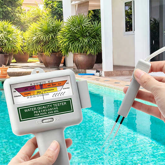 🔬💧  50% korting! 2-in-1 Poolwater pH- & Chloortester – Digitale meting van pH-waarde & Chloorgehalte – Snel, waterdicht & ideaal voor zwembaden, whirlpools & spa ✨