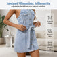 Denimjurk die de taille benadrukt
