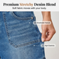 👖✨ Dames Bermuda Spijkerbroek Shorts met Zakken | Nu 50% Korting! | Midden Taille & Stretchy 🌞