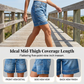 👖✨ Dames Bermuda Spijkerbroek Shorts met Zakken | Nu 50% Korting! | Midden Taille & Stretchy 🌞