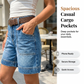 👖✨ Dames Bermuda Spijkerbroek Shorts met Zakken | Nu 50% Korting! | Midden Taille & Stretchy 🌞