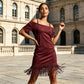 ✨ Elegante Damesjurk met Open Schouders – Luchtig Design voor Vakantie & Dagelijks Gebruik 👗