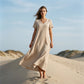 🔥 50% KORTING! 👗 Linnenmix Maxi Jurk – Ademend, kreukvrij & elegant voor warme dagen ✨