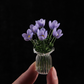 ⏳ FLASH SALE! ✨ Mini Glasboeket | Elegant Cadeau 🎀 | Hoogte ca. 6cm | HALF PRICE 🎉