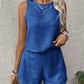 Casual dames broek 2-delige mouwloze top set