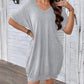 Dames-T-shirtjurk met V-hals in grote maten