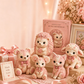 Roze doe-het-zelf vilt patchworkset