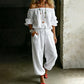 ✨ Elegante Dames Jumpsuit Met Off-Shoulder Design – Comfortabel, Stijlvol En Makkelijk Te Dragen