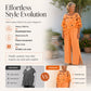 Damesjumpsuit met gesmokt en geplooid detail