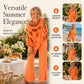 Damesjumpsuit met gesmokt en geplooid detail