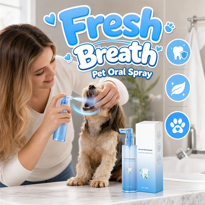 🐶🐱 Mondverzorgingsspray Voor Honden & Katten – Eenvoudige Dagelijkse Verzorging Voor Een Frisse Adem