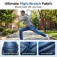 Hoog-Elastische Dubbel Gestikte Heren Jeans