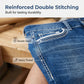 Hoog-Elastische Dubbel Gestikte Heren Jeans