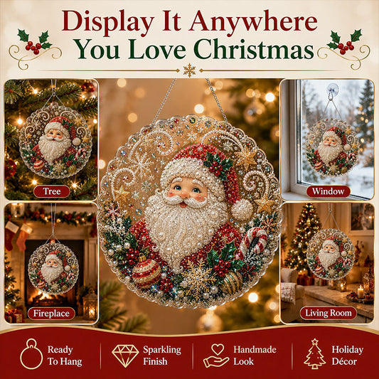 💥【LIMITED TIME 50% OFF】🔥 DIY Kerst Parel Ornament Set | 9 Klassieke Ontwerpen (Kerstman/Sneeuwpop/Boom/Eland/Krans/Sok) | Schitterende Kunstparels | Duurzame Acrylvoet | Inclusief Ophangketen | Ontspannend Handwerk Cadeau