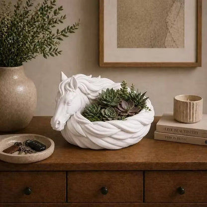 ❄️Zomerfresh 50% Korting!🐴Paardvormige Opbergschaal – Decoratieve Sleutel- en Sieradenschaal voor Hal, Nachtkastje en Woonkamer