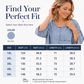 💙 Denimlook Dames T-shirt – Korte Mouwen, Comfortabele Pasvorm & Makkelijk Te Combineren