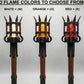 🏰 Vintage Fakkel Wandlamp met Realistisch Vlameffect – Decoratieve LED Wandverlichting voor Binnen & Buiten
