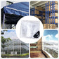 ❄️Summerfresh 50% OFF!🌧️Heavy-Duty 14 Mil Clear PVC Tarpaulin – Waterproof Outdoor Cover with Reinforced Eyelets