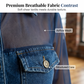 🏃‍♀️ Ze vliegen als warme broodjes over de toonbank – wacht niet te lang! Mesh-patchwork-denimtop voor dames