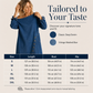 💙 Off-Shoulder Denimjurk – Nieuwe Najaarscollectie | Vrouwelijke Pasvorm & Casual Elegantie | Tijdelijk 50% KORTING