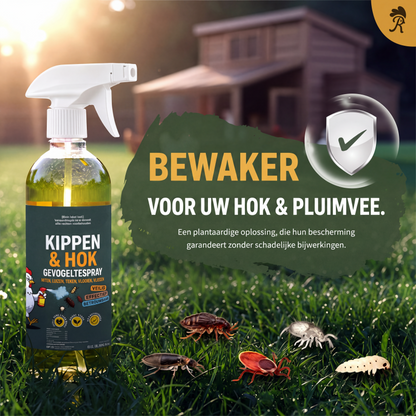 ❄️Zomerfrisse 50% korting! 🐔Mijten- en luisspray voor pluimvee- en kippenhokken – klaar voor gebruik, 120 ml