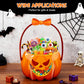 🎃 KOOP 2, KRIJG 1 GRATIS! Herbruikbare Halloween Pompoenzakjes – Stevige & Doorzichtige Cadeautasjes voor Snoep, Goodies & Feestartikelen 🕷️🍬