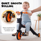 Multifunctionele, ombouwbare driewielige step voor kinderen