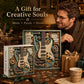 Creatieve steampunk-gitaar 3D-puzzel