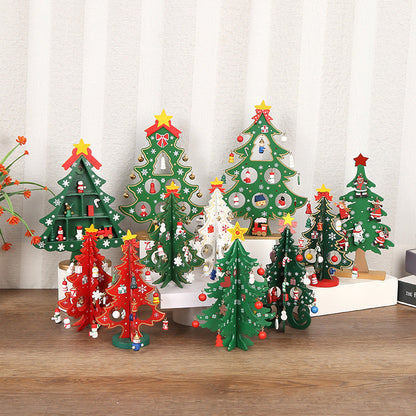 🎄🔨 50% KORTING! DIY Houten Kerstboom Set – Inclusief Ornamenten & Verlichting | Zonder Gereedschap in Elkaar te Zetten | Leuk voor Kinderen ✨