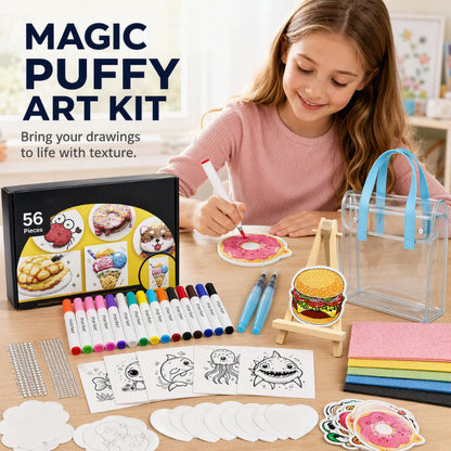 🎨✨ 50% KORTING – Opblaasbare Schuimschilderset Voor Kinderen | Creatieve 3D-Knutselset Voor Leuke Knutselmomenten