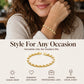 💛 Elegante goudkleurige hartjesarmband