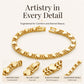 💛 Elegante goudkleurige hartjesarmband