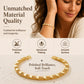 💛 Elegante goudkleurige hartjesarmband