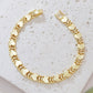 💛 Elegante goudkleurige hartjesarmband