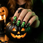 ❄️Zomerfresh 50% Korting!🎃Lichtgevende Halloween-Nagelwraps – 11 griezelige ontwerpen