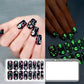 ❄️Zomerfresh 50% Korting!🎃Lichtgevende Halloween-Nagelwraps – 11 griezelige ontwerpen