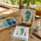 DIY-set voor het maken van een mozaïekkunstwerk met zeeglas